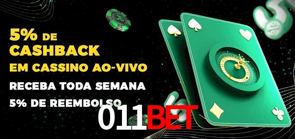 Promoções do cassino ao Vivo 011bet